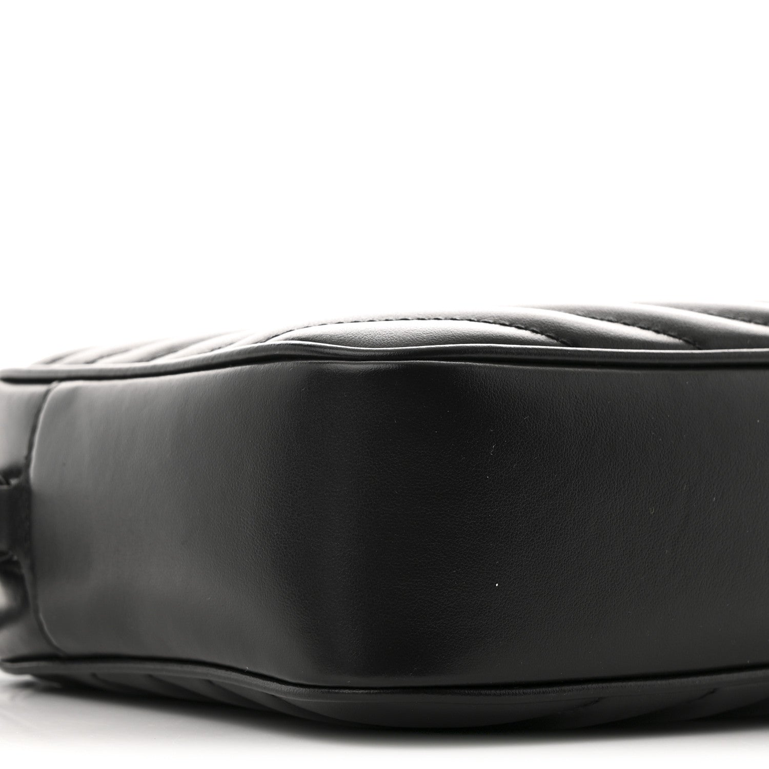 Saint Laurent Calfskin Matelasse Monogram Monochrome Lou Camera Bag Black 9 of 10