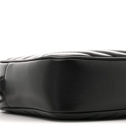 Saint Laurent Calfskin Matelasse Monogram Monochrome Lou Camera Bag Black 9 of 10