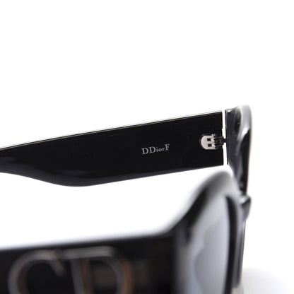 Christian Dior Acetate Cannage DDiorF Cat Eye Sunglasses Black 8 of 11