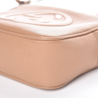 Gucci Pebbled Calfskin Small Soho Disco Bag Camelia 10 of 14