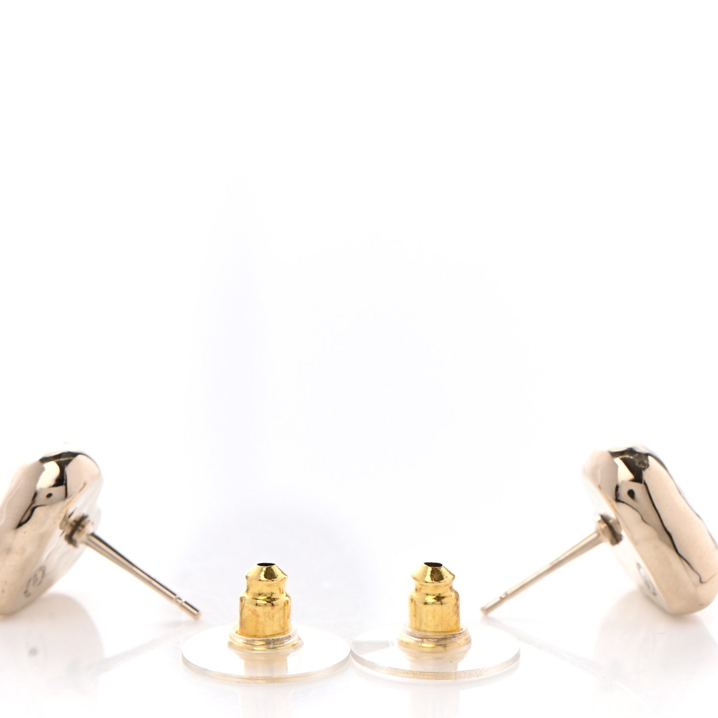 CC Heart Earrings Gold