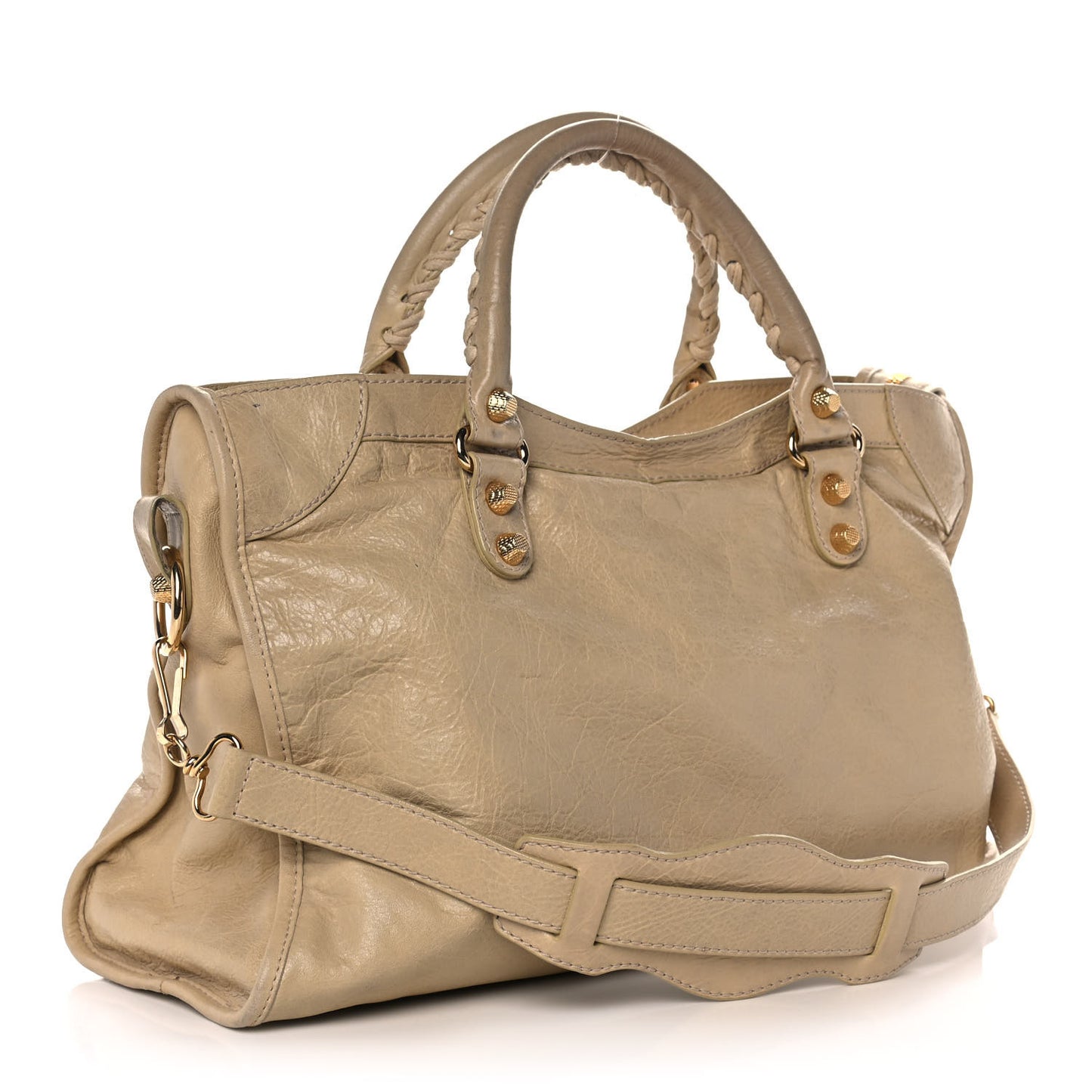 Agneau Giant 12 Gold Hardware City Dune