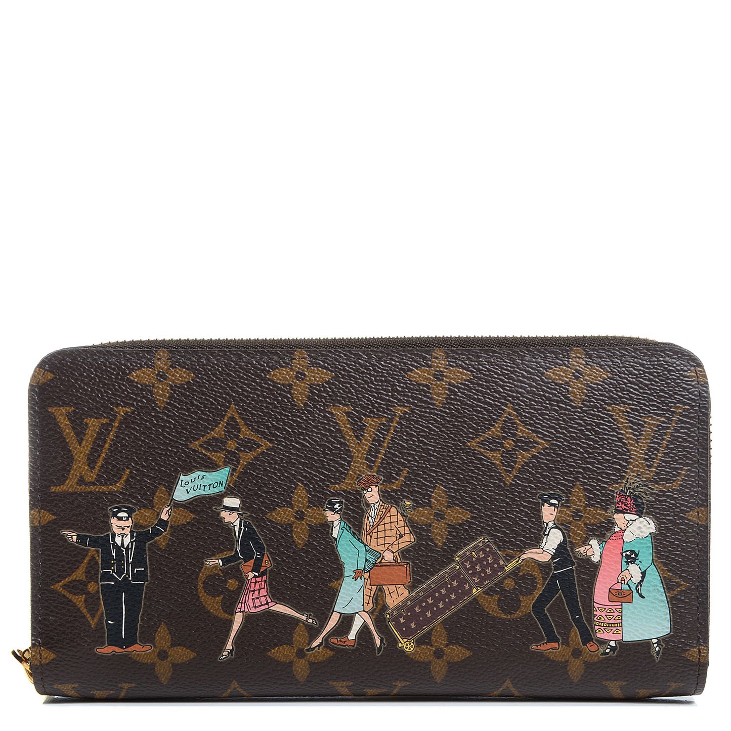 Monogram Illustre Zippy Wallet Rose