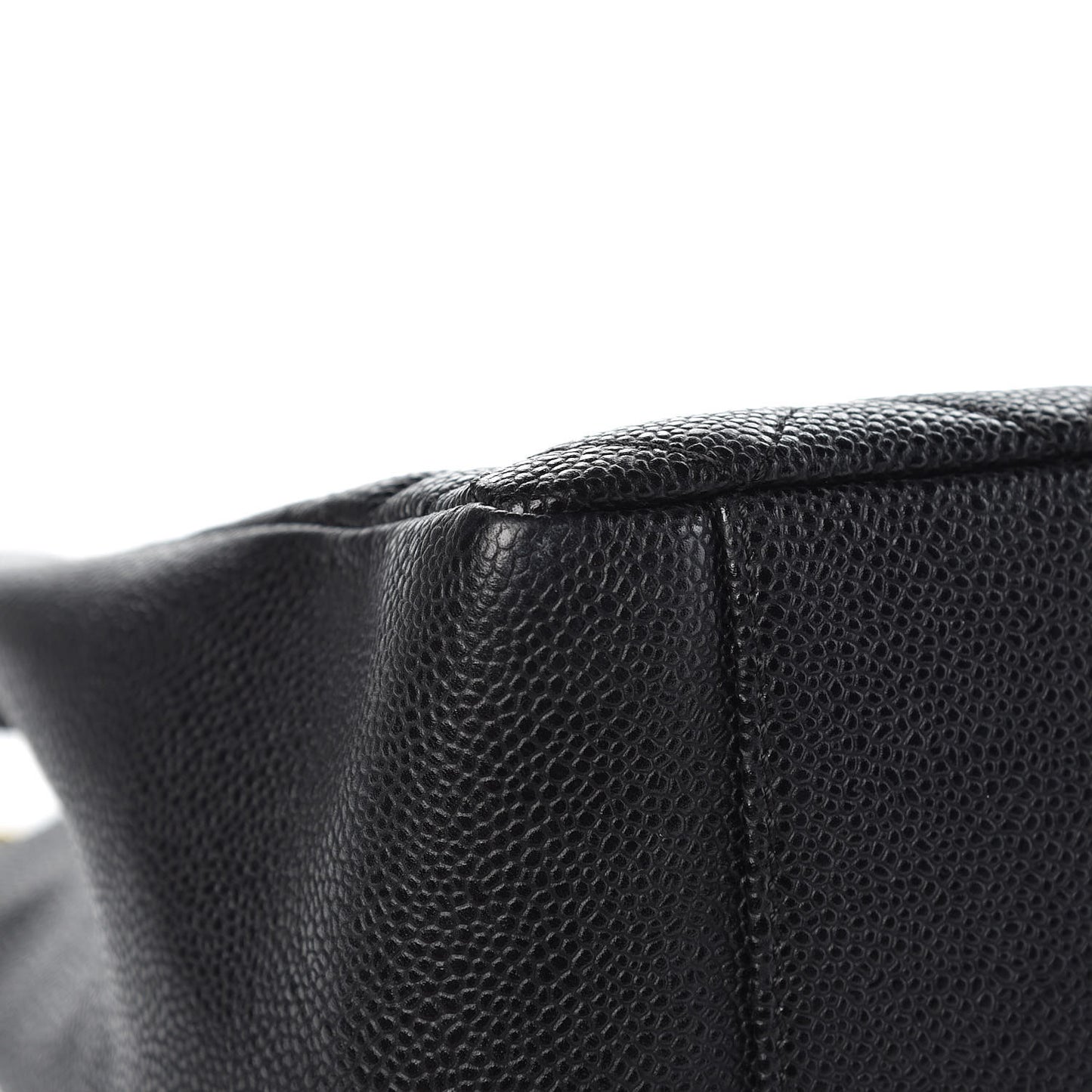 Caviar Quilted Grand Shopping Tote GST Black