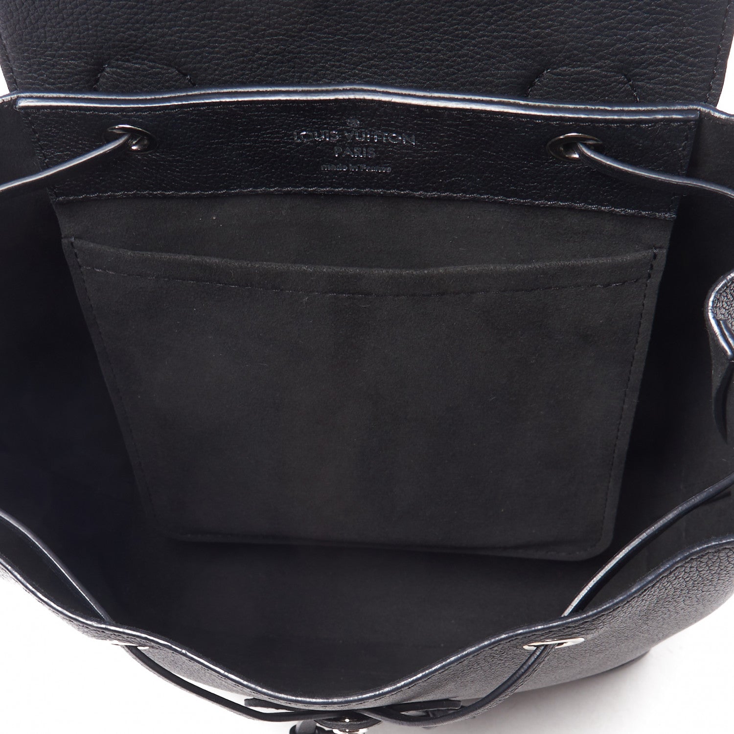Louis Vuitton Calfskin Lockme Backpack Black 7 of 10