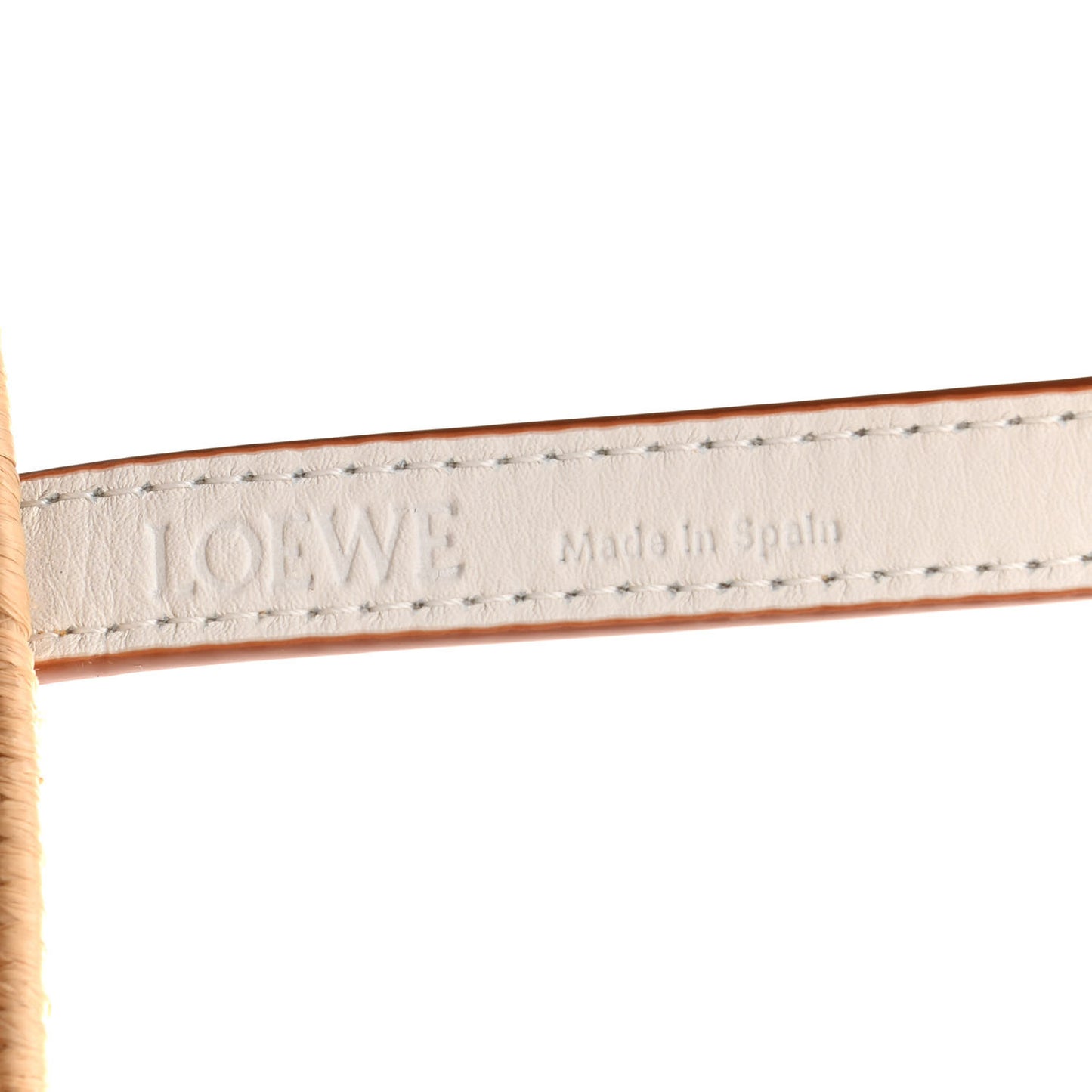 Raffia Square Small Basket Tote Bag Natural White