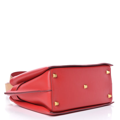 MCM Park Avenue Calfskin Medium Neo Milla Tote Ruby Red 4 of 8