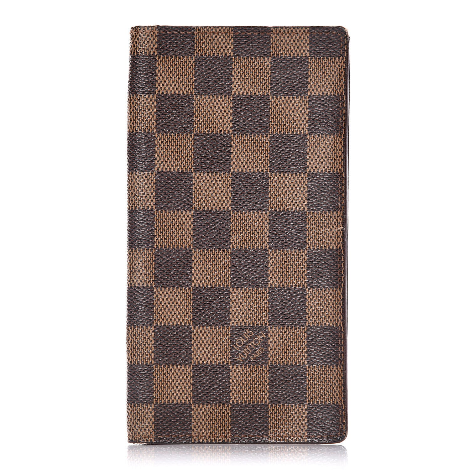Louis Vuitton Damier Ebene Porte-Cartes Credit Yen Checkbook Wallet 1 of 13