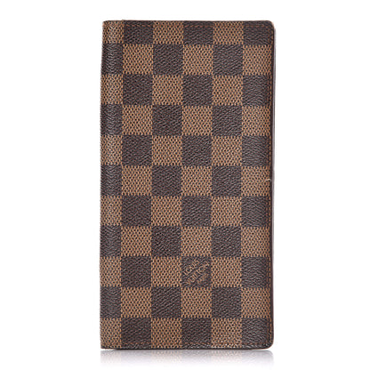 Louis Vuitton Damier Ebene Porte-Cartes Credit Yen Checkbook Wallet 1 of 13