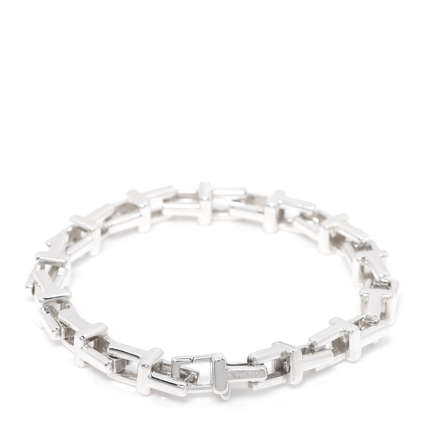 Sterling Silver T Chain Bracelet