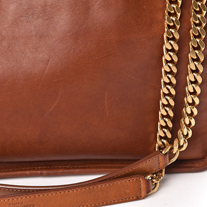 Saint Laurent Calfskin Monogram Medium Niki Chain Satchel Cognac 11 of 15