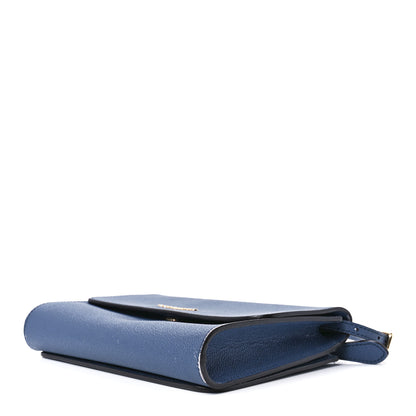Burberry Grainy Calfskin Small Loxley Crossbody Steel Blue 10 of 19