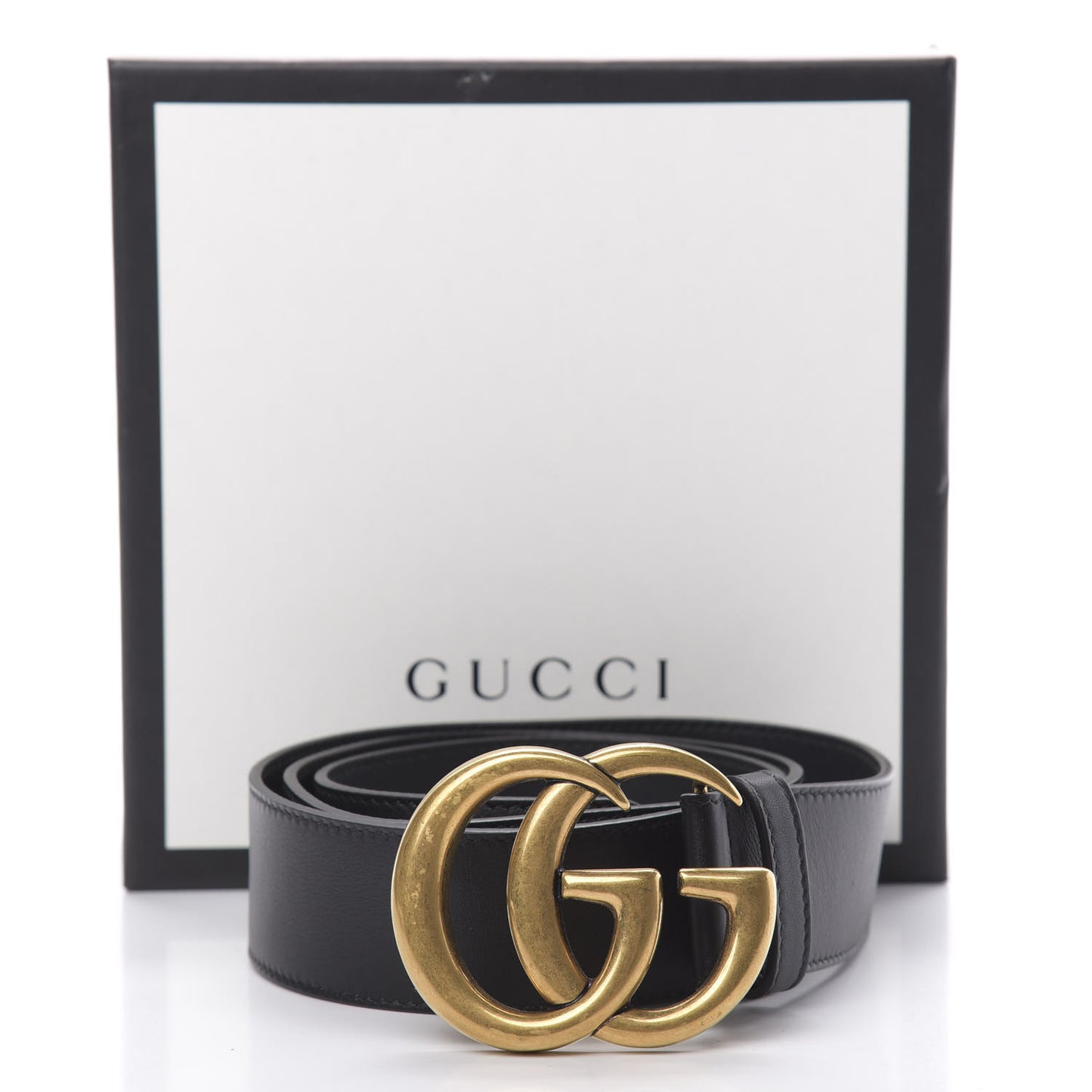 Calfskin Double G 40mm Belt 90 36 Black