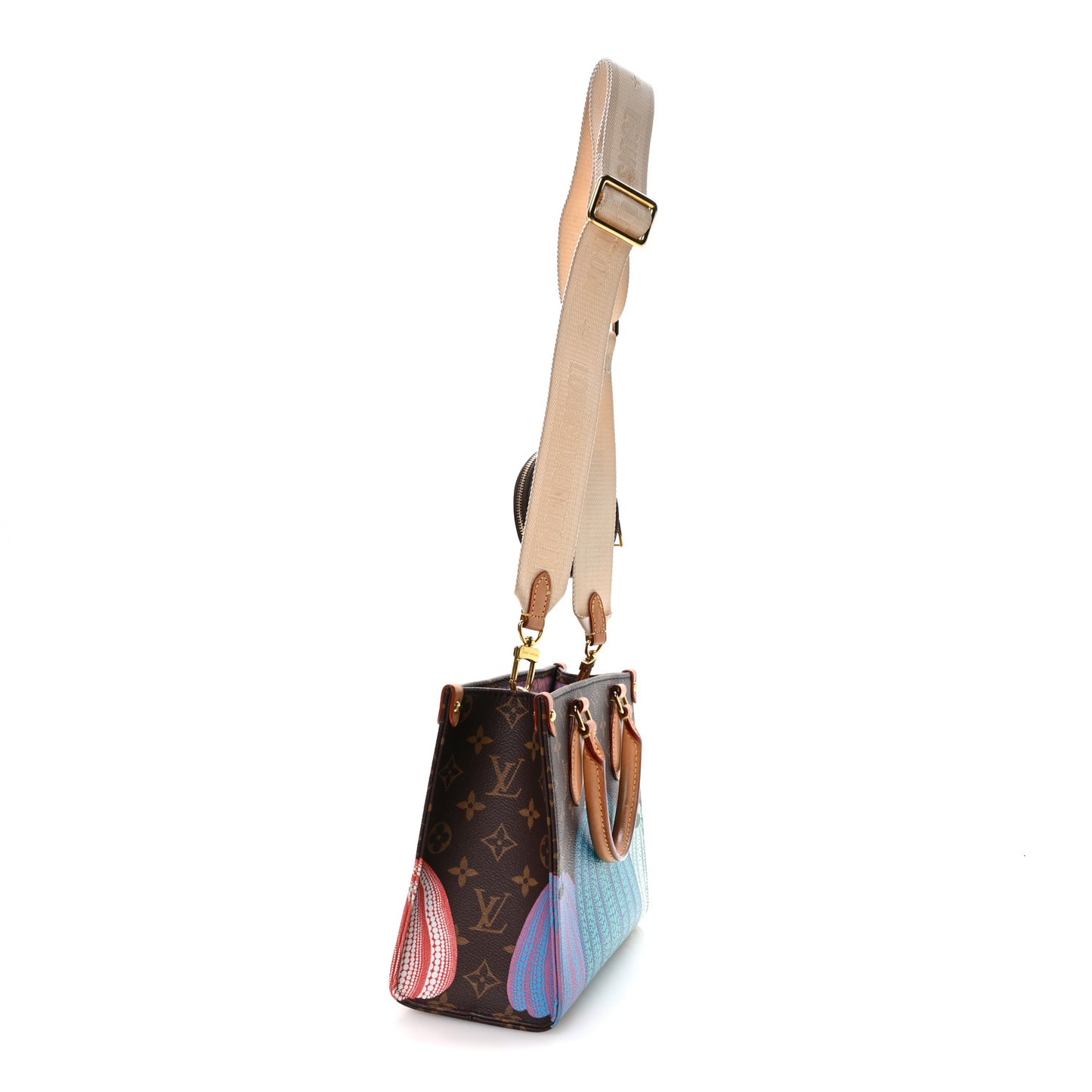 LV X YK Monogram Pumpkin Onthego PM Multicolor