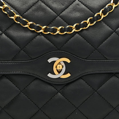 Chanel Lambskin Quilted Small Double Flap Black 8 of 11