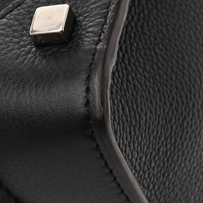 Celine Drummed Calfskin Mini Luggage Black 11 of 13
