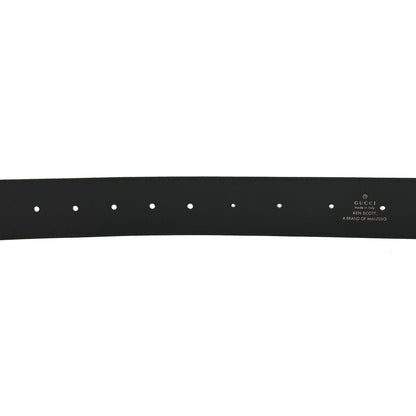 Gucci x Ken Scott Calfskin Double G 40mm Belt 100 40 Black Multicolor 5 of 6