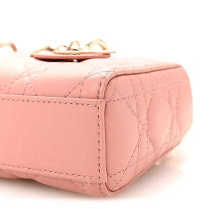 Christian Dior Lambskin Cannage Small Lady D-Joy Light Pink 9 of 9