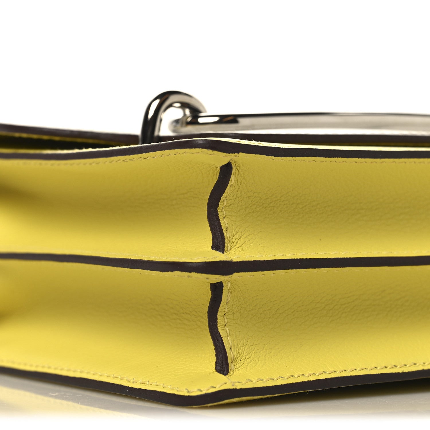 Hermes Evercolor Mini Sac Roulis Lime White 9 of 11