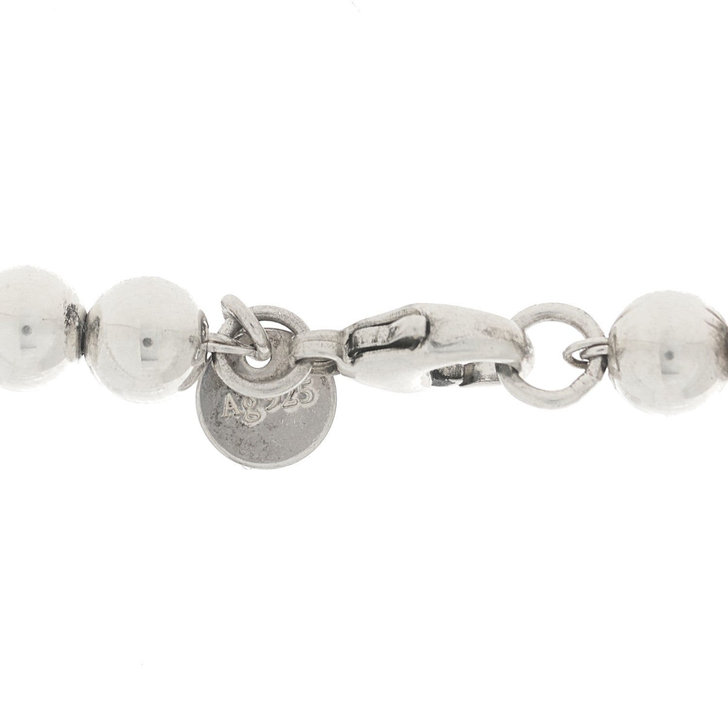 Tiffany Sterling Silver HardWear Graduated Ball Necklace 4 of 6