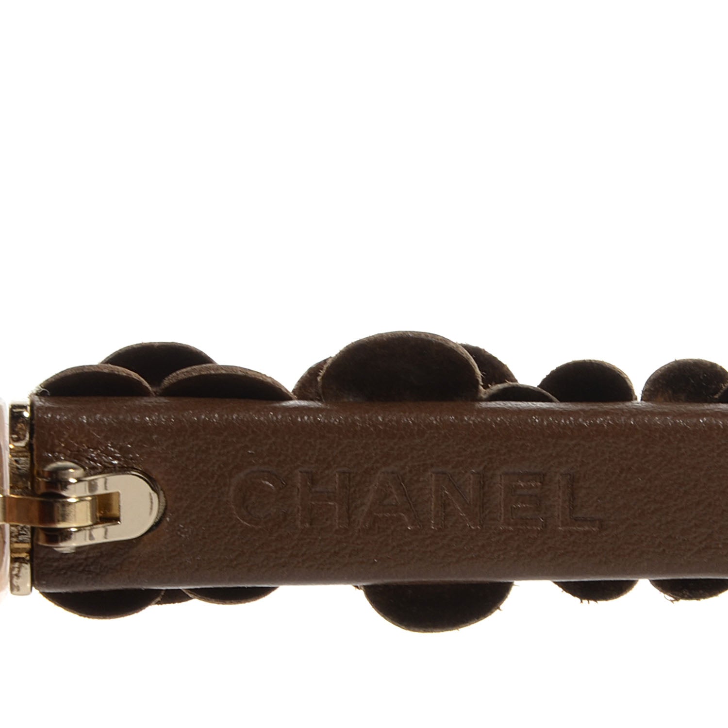 Chanel Lambskin Camellia CC Sunglasses 5316 Q Brown 4 of 5