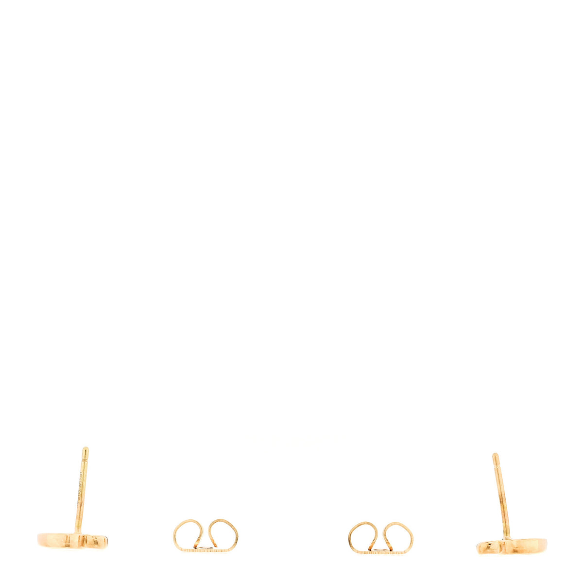 18K Yellow Gold Mini Paloma Picasso Loving Heart Earrings
