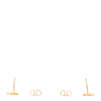 Tiffany 18K Yellow Gold Mini Paloma Picasso Loving Heart Earrings 3 of 5