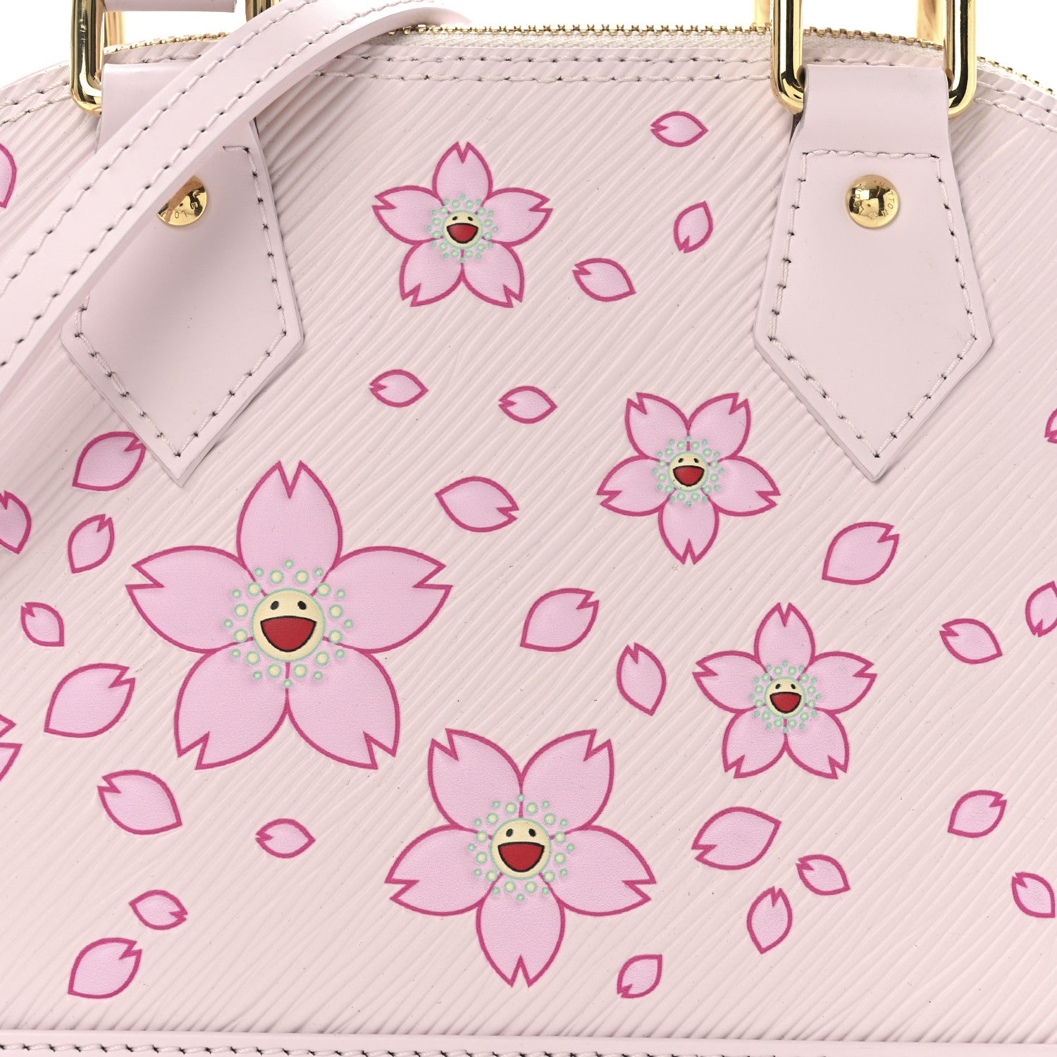 Louis Vuitton LV X TM Epi Cherry Blossom Alma BB Pink 7 of 9