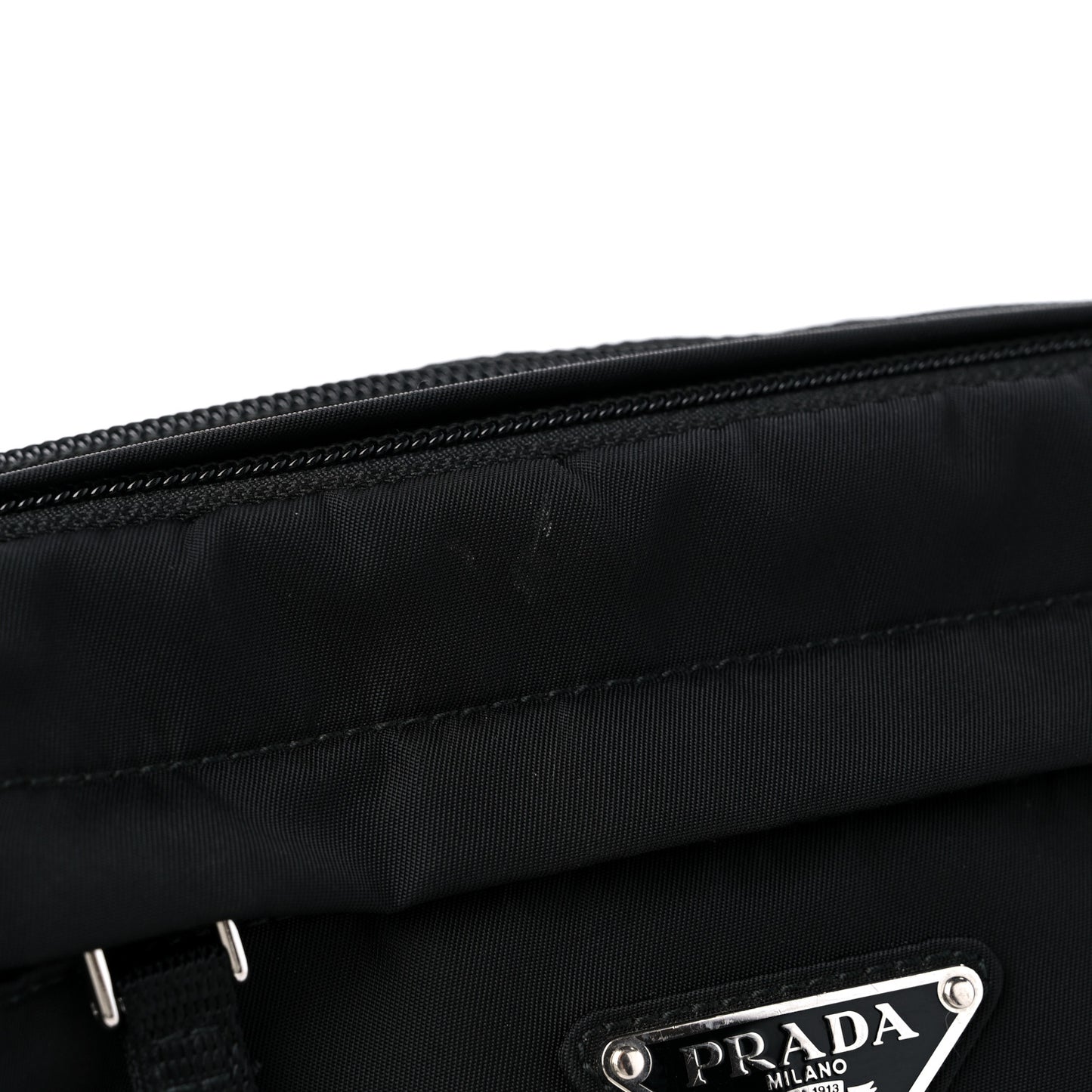 Tessuto Nylon Montagna Belt Bag Black