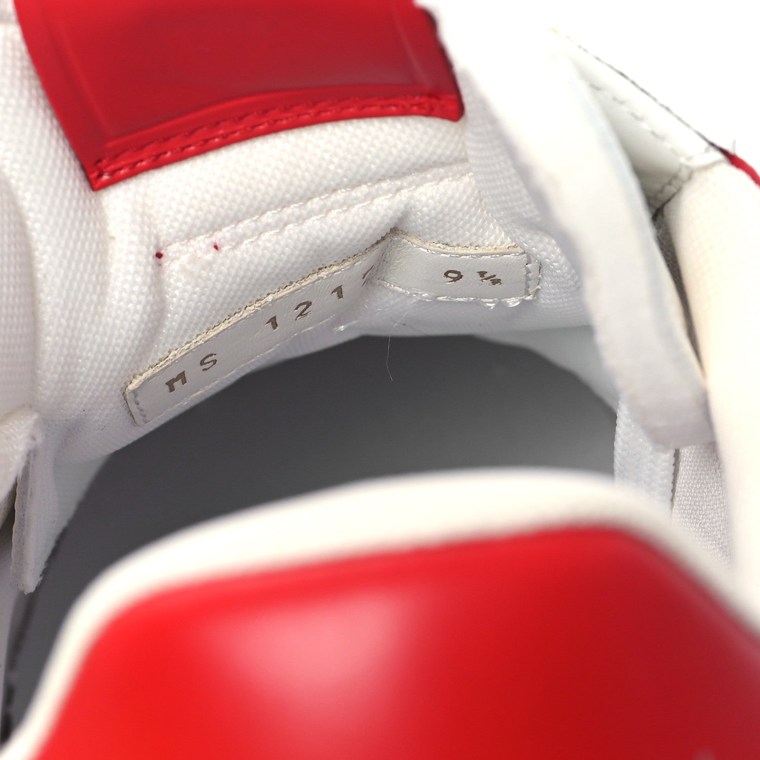 Louis Vuitton Monogram Calfskin Mens Rivoli Sneakers 9.5 Red 8 of 9