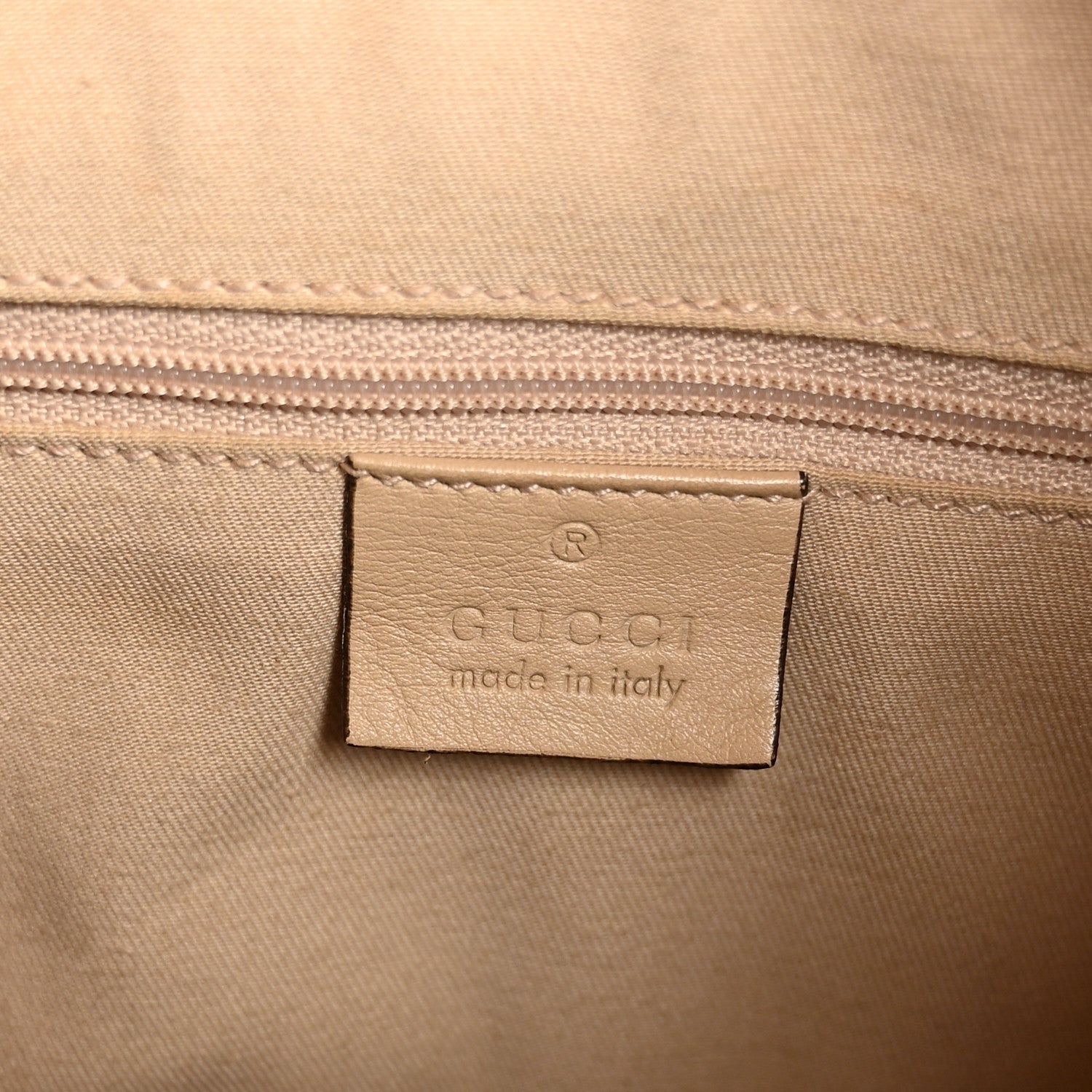 Gucci Monogram Medium New Britt Hobo Beige 6 of 11