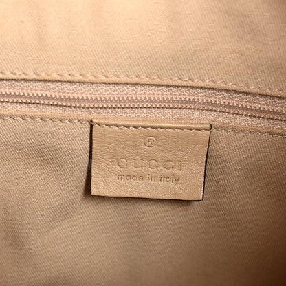 Gucci Monogram Medium New Britt Hobo Beige 6 of 11