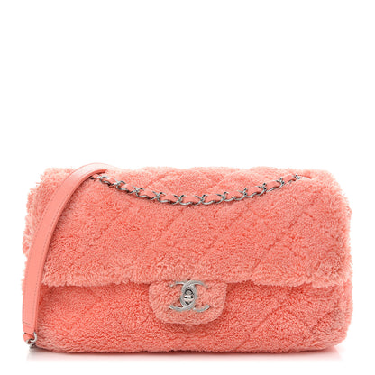 Chanel Lambskin Calfskin Mixed Fibers Quilted Medium Flap Orange 1 of 9