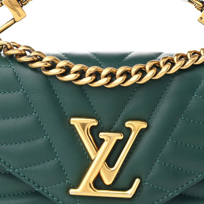 Louis Vuitton Calfskin New Wave Chain PM Emerald 8 of 10