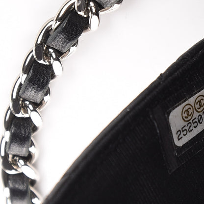 Chanel Lambskin Quilted Wallet On Chain WOC Black 9 of 9