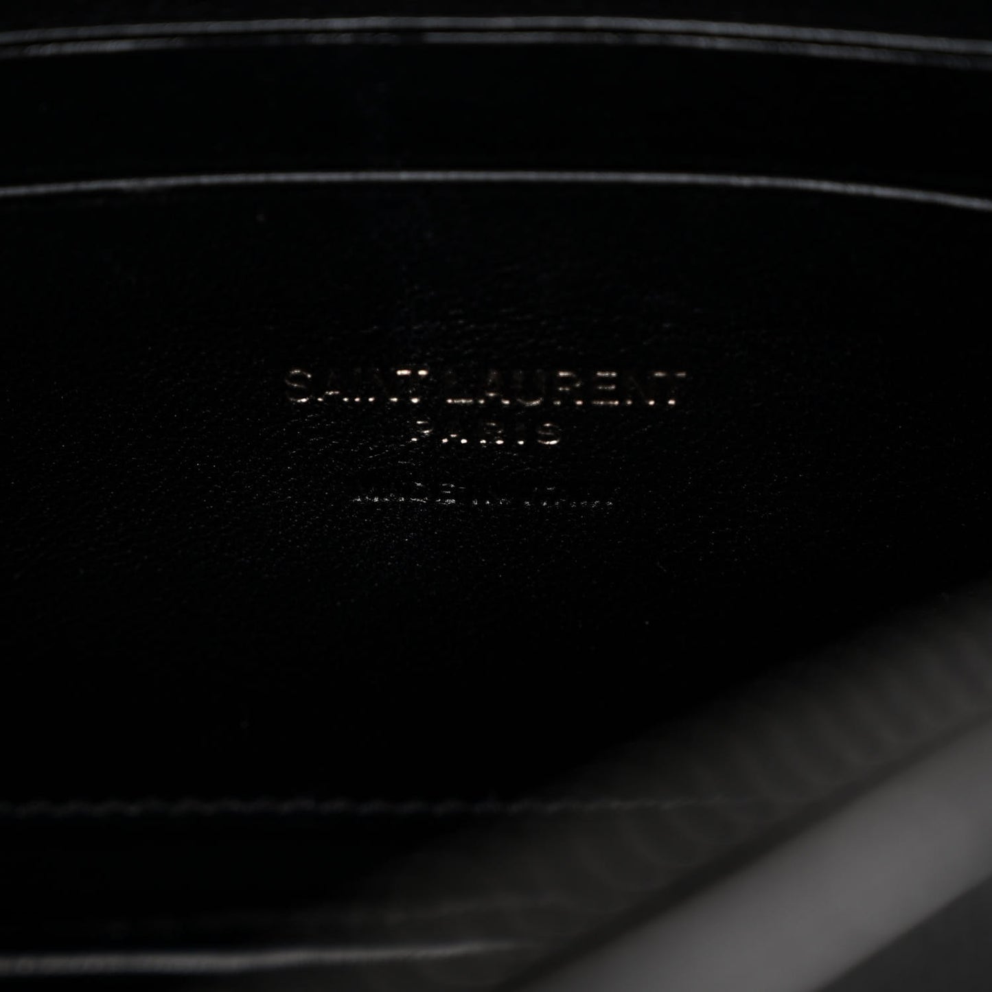 Grain De Poudre Matelasse Monochrome Monogram Mini Lou Camera Bag Black
