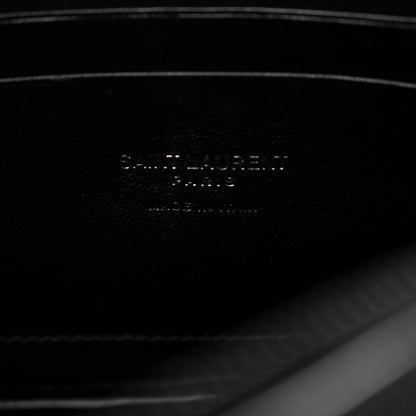 Saint Laurent Grain De Poudre Matelasse Monochrome Monogram Mini Lou Camera Bag Black 7 of 10