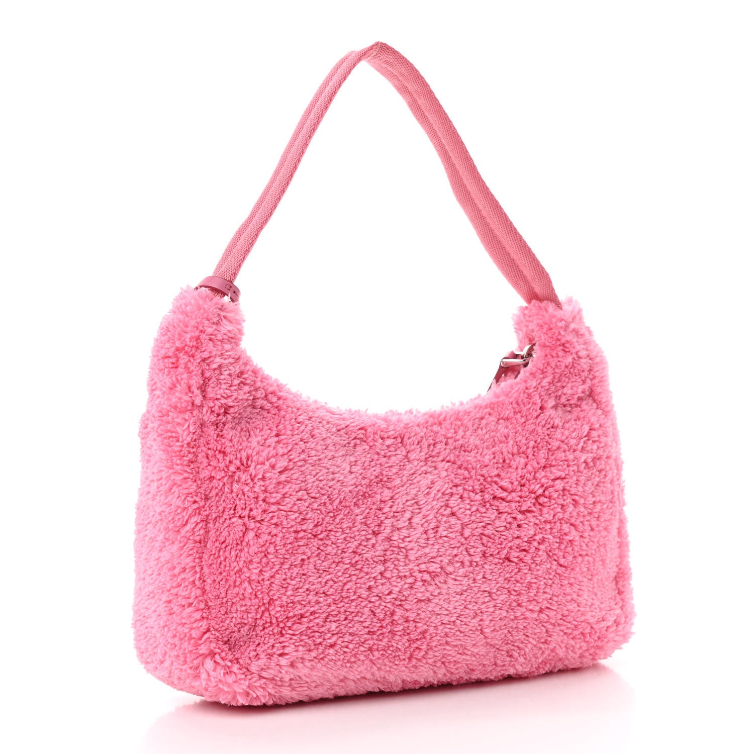 Prada Terry Cloth Mini Re-Edition 2000 Bag Petalo Black 3 of 10
