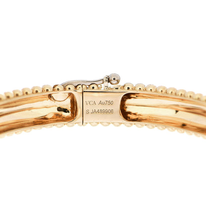 Van Cleef & Arpels 18K Yellow Gold Perlee Pearls of Gold 5 Row Bracelet S 3 of 3