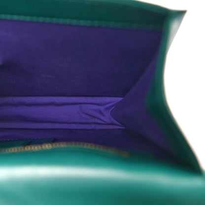 Bulgari Calfskin Serpenti Forever Crossbody Emerald Green 5 of 11