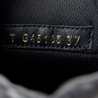 Chanel Tweed Shearling Sheepskin Drawstring Snow Ankle Boots 37 Black 8 of 8