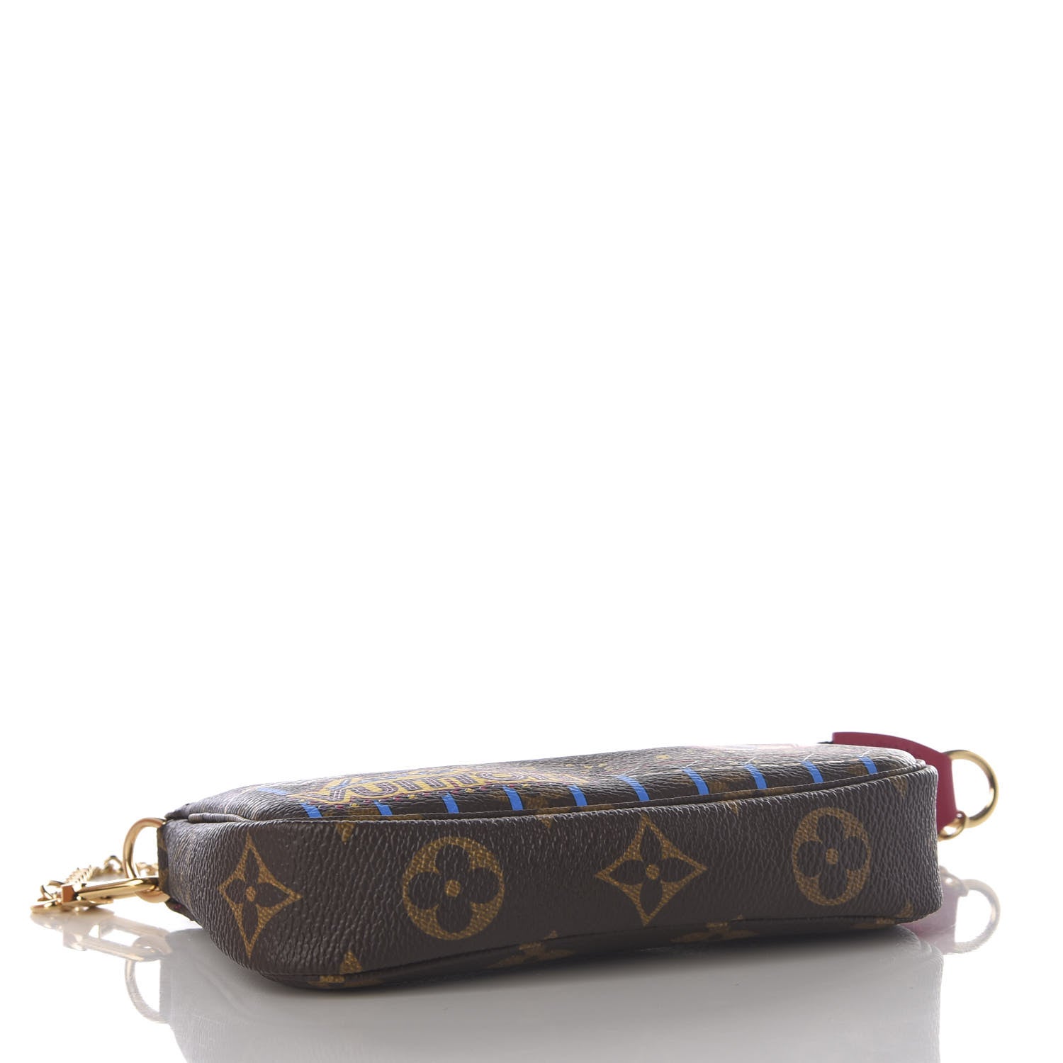 Louis Vuitton Monogram 2020 Christmas Animation Roller Coaster Mini Pochette Accessories Pivoine 3 of 8