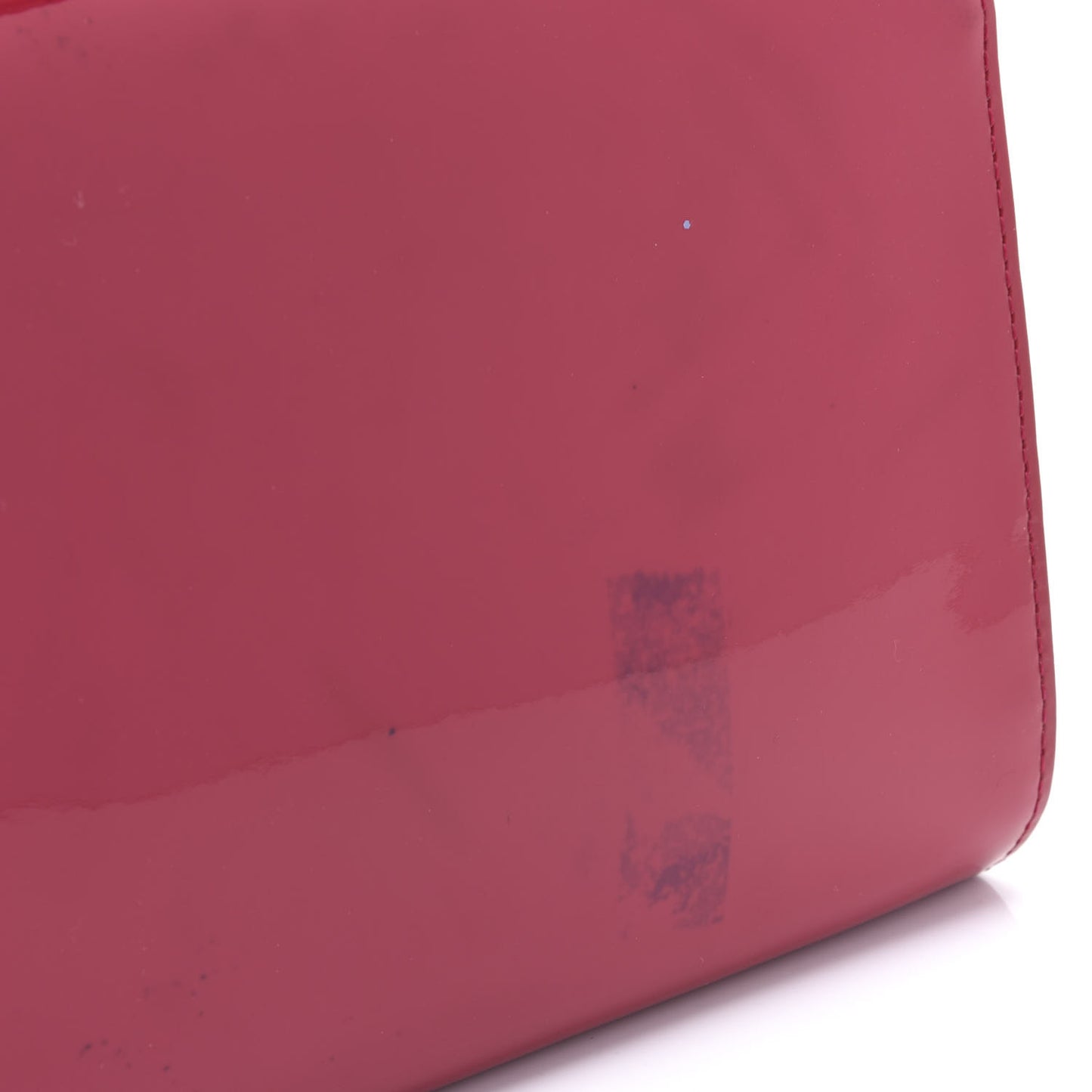 Patent Louise Clutch Rose Indien