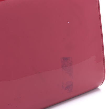 Louis Vuitton Patent Louise Clutch Rose Indien 9 of 9