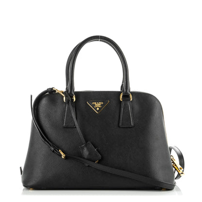 Prada Saffiano Lux Medium Promenade Tote Black 1 of 8