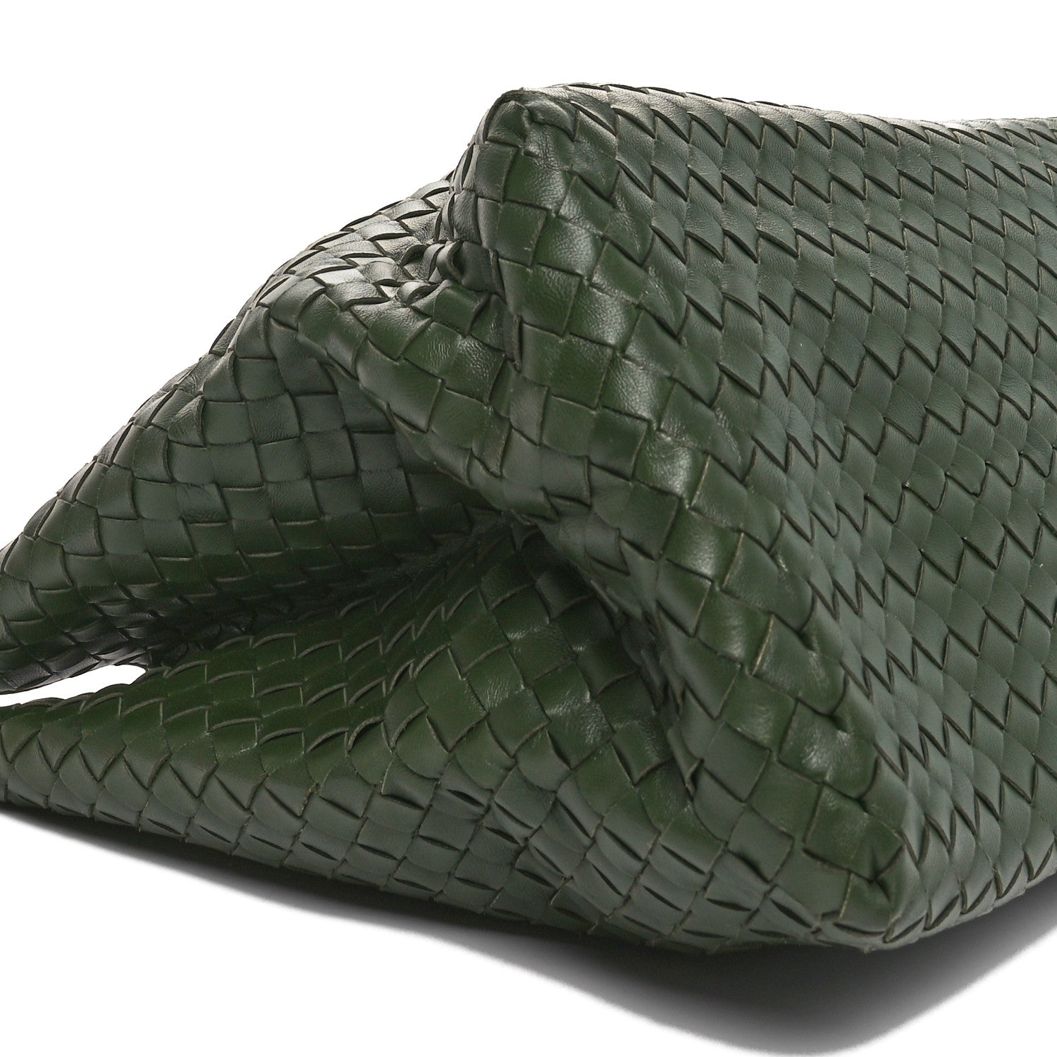 Bottega Veneta Nappa Intrecciato Large Classic Chain Strap Tote Green 10 of 12