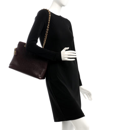 Chanel Caviar Shoulder Bag Bordeaux 2 of 11