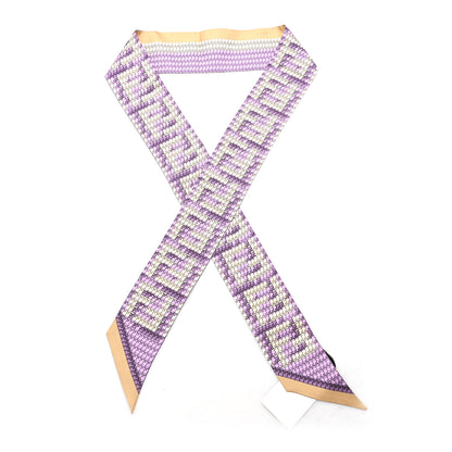 Fendi Silk FF Wrappy Bandeau  Lilla 1 of 3