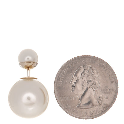 Christian Dior Pearl Mise En Dior Tribal Earrings 2 of 4