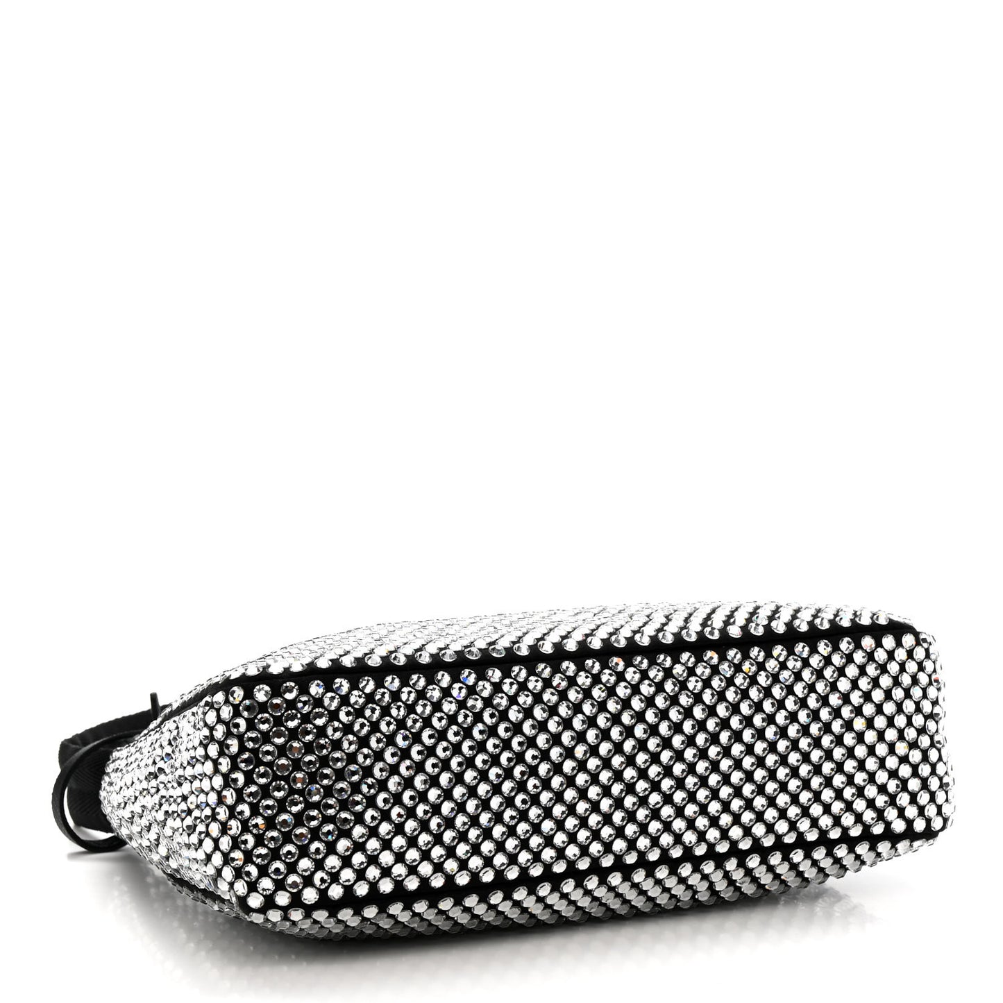 Satin Crystal Mini Re-Edition 2000 Bag Cristal